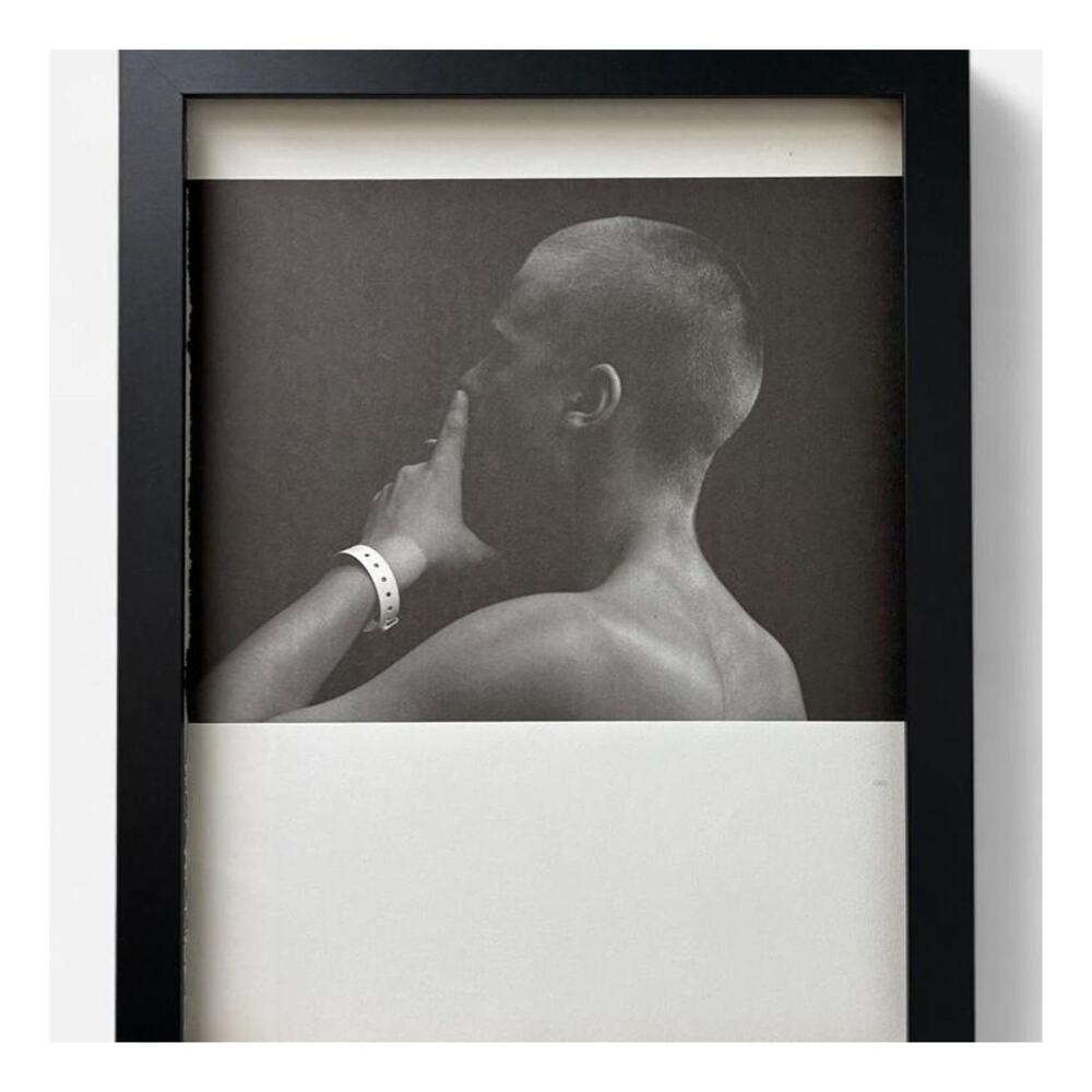 Hedi Slimane photography cutout framed poster 9x12